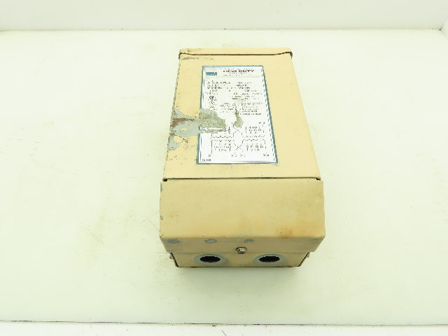 Emerson HS1F750B Hevi-Duty Transformer 0.75 KVA 1PH HV 240/480V LV 120/240V