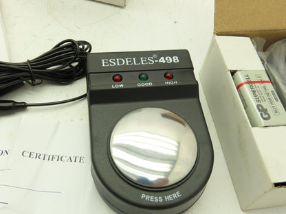 Esdeles 498 Anti Static ESD Wrist Strap Tester Operation Temp. 26° Lot Of 2