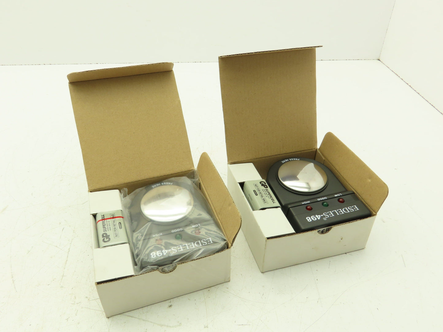 Esdeles 498 Anti Static ESD Wrist Strap Tester Operation Temp. 26° Lot Of 2