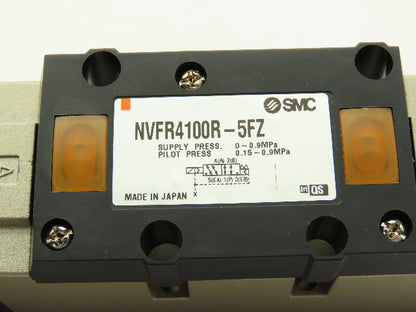 SMC NVFR4100R-5FZ Solenoid Valve 24 VDC 0.15-0.9MPa 2 Position Single