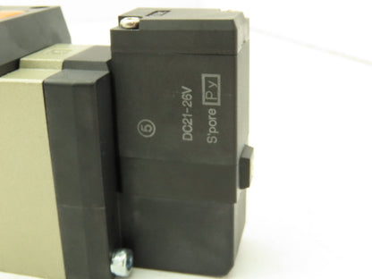 SMC NVFR4100R-5FZ Solenoid Valve 24 VDC 0.15-0.9MPa 2 Position Single