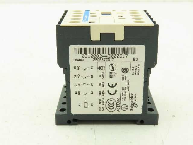 Schneider Electric Telemecanique CA3KN31BD3 Control Relay 24VDC 10A 4PH 3NO 1NC
