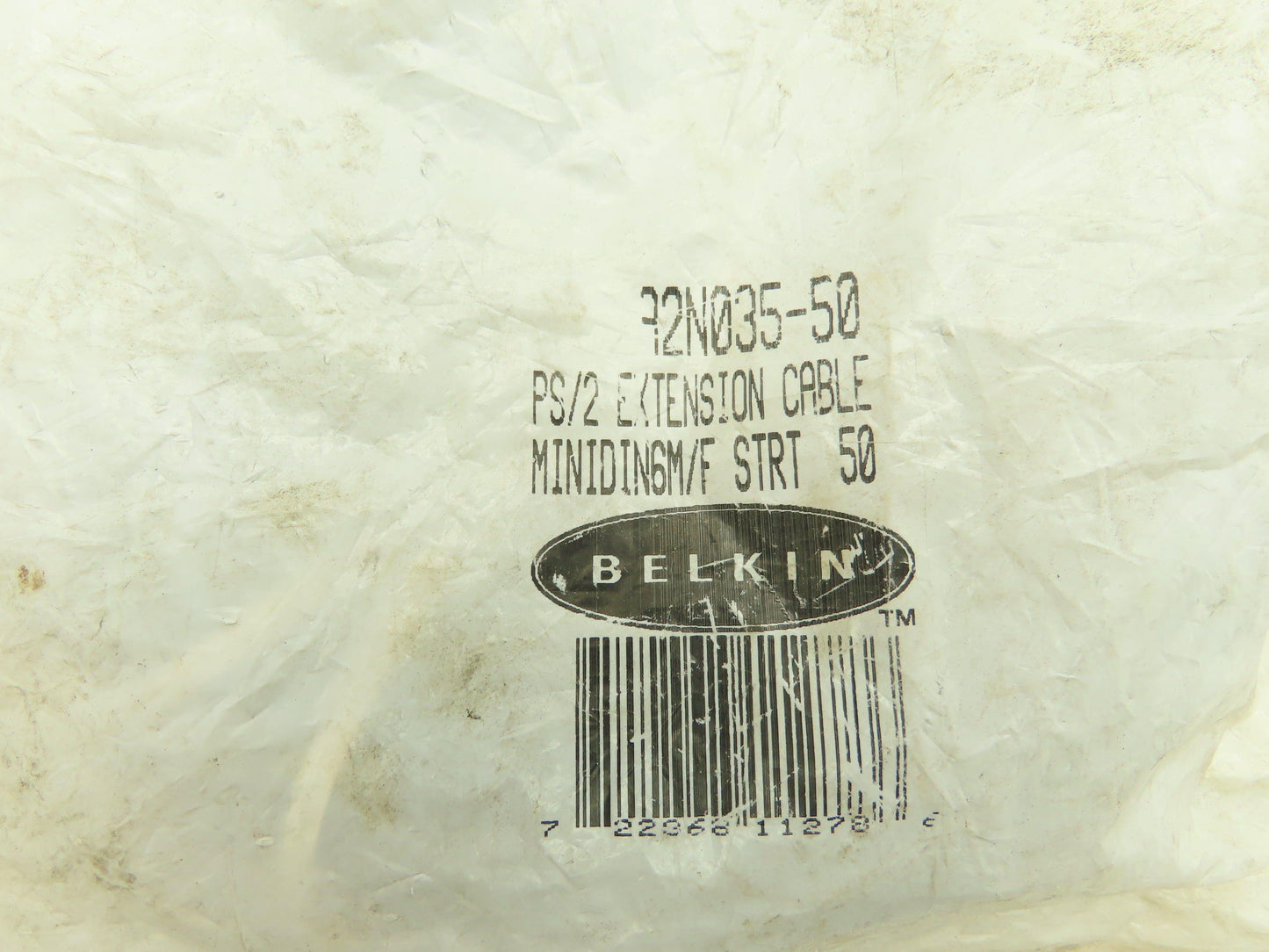 Belkin A2N035-50 PS/2 Mouse and Keyboard Extension Cable 50' 6-Pin