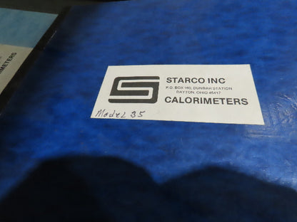 Starco Model 35 Commercial HVAC AC Hermetic Compressor Tester Calorimeter