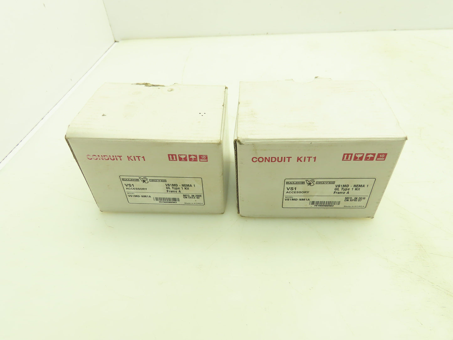 Baldor Drives VS1MD-NM1A Conduit Kit 1 VS1 1/2-1 Hp  NEMA 1 Enclosure Lot of 2
