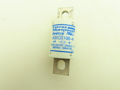 Ferraz Shawmut A30QS100-4 Amptrap Fuse 100A 300V