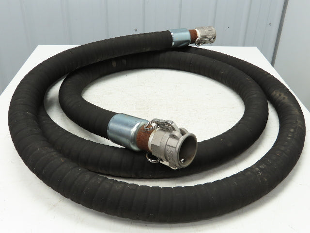 Dry Bulk Material Black Rubber Suction Hose 2" ID x 20' 6"