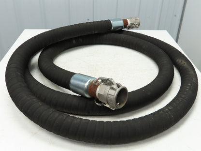 Dry Bulk Material Black Rubber Suction Hose 2" ID x 20' 6"