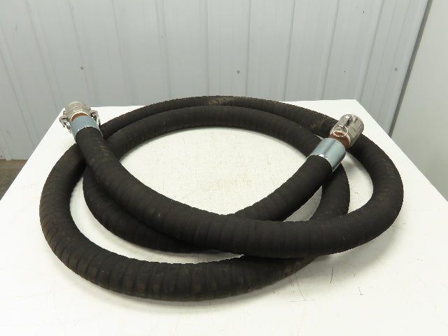 Dry Bulk Material Black Rubber Suction Hose 2" ID x 20' 6"