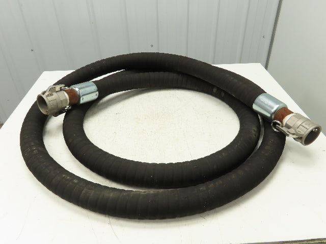 Dry Bulk Material Black Rubber Suction Hose 2" ID x 20' 6"