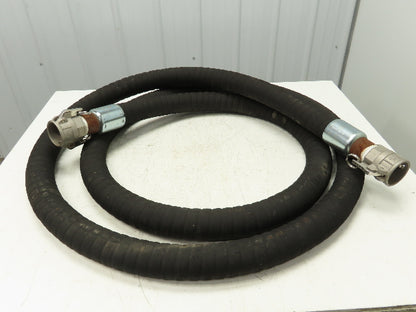 Dry Bulk Material Black Rubber Suction Hose 2" ID x 20' 6"
