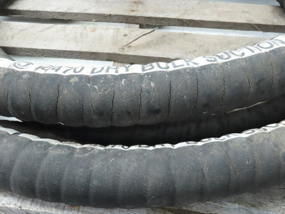 Jason Industrial 4470 Dry Bulk Material Gum Rubber Suction Hose 2" ID x 25' 6"