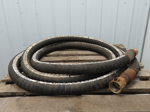 Jason Industrial 4470 Dry Bulk Material Gum Rubber Suction Hose 2" ID x 25' 6"