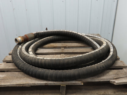 Jason Industrial 4470 Dry Bulk Material Gum Rubber Suction Hose 2" ID x 25' 6"