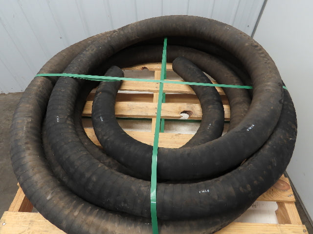Boston Sabertooth H034748 Dry Bulk Material Suction Hose 3"x 44' Black Rubber