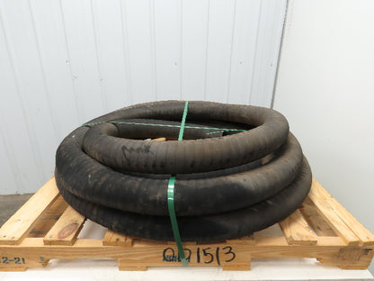 Boston Sabertooth H034748 Dry Bulk Material Suction Hose 3"x 44' Black Rubber