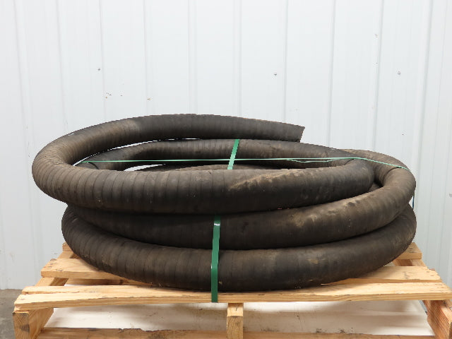 Boston Sabertooth H034748 Dry Bulk Material Suction Hose 3"x 44' Black Rubber