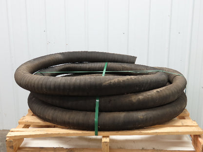 Boston Sabertooth H034748 Dry Bulk Material Suction Hose 3"x 44' Black Rubber