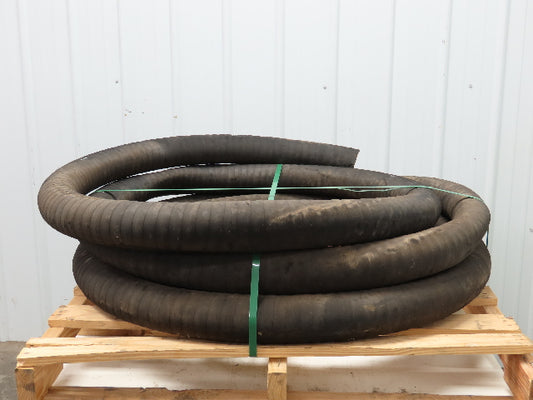 Boston Sabertooth H034748 Dry Bulk Material Suction Hose 3"x 44' Black Rubber