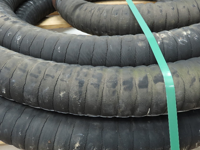 Jason 4470 Dry Bulk Material Suction Hose 3" ID x 48' Gum Rubber 75 PSI