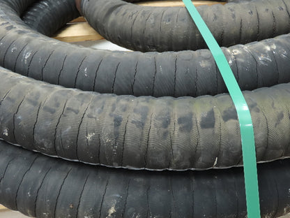 Jason 4470 Dry Bulk Material Suction Hose 3" ID x 48' Gum Rubber 75 PSI