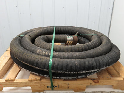 Jason 4470 Dry Bulk Material Suction Hose 3" ID x 48' Gum Rubber 75 PSI