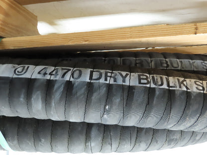 Jason 4470 Dry Bulk Material Suction Hose 3" ID x 48' Gum Rubber 75 PSI
