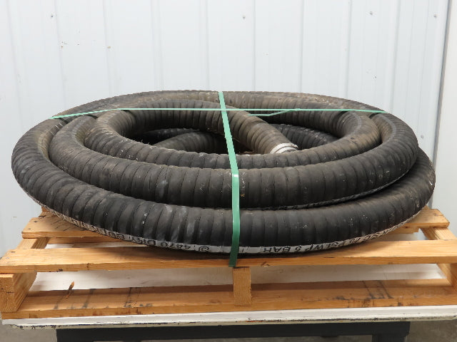 Jason 4470 Dry Bulk Material Suction Hose 3" ID x 48' Gum Rubber 75 PSI