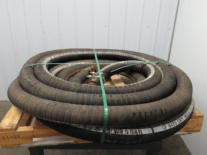 Jason 4470 Dry Bulk Material Suction Hose 3" ID x 73' Gum Rubber 75 PSI