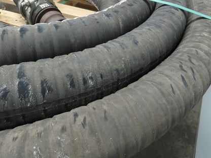 Jason 4470 Dry Bulk Material Suction Hose 3" ID x 73' Gum Rubber 75 PSI