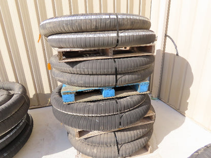 4470 Jason 4470 Dry Bulk Material Suction Hose 5" ID x 49' Gum Rubber 75 PSI