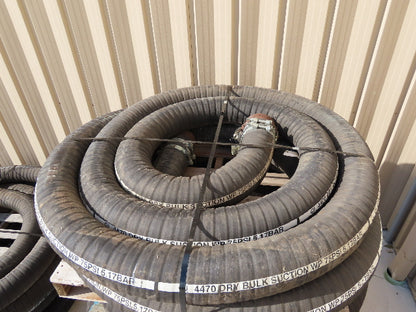4470 Jason 4470 Dry Bulk Material Suction Hose 5" ID x 49' Gum Rubber 75 PSI