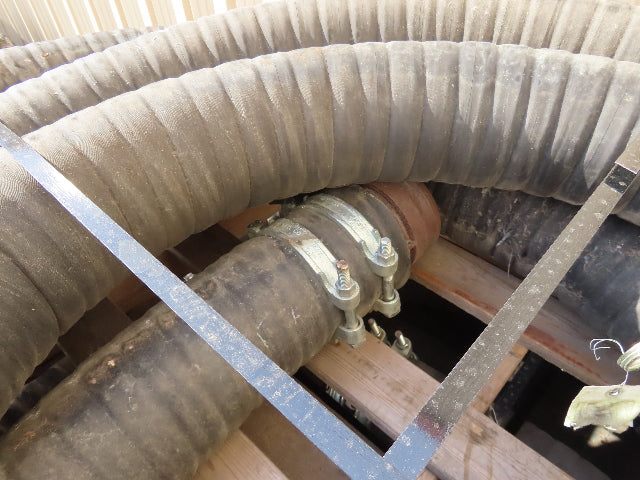 4470 Jason 4470 Dry Bulk Material Suction Hose 5" ID x 49' Gum Rubber 75 PSI