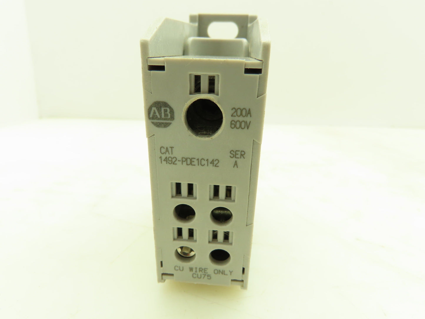 Allen Bradley 1492-PDE1C142 Enclosed Power Distribution Block 200A 600V Ser.A