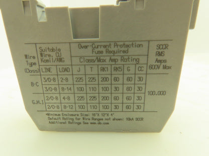 Allen Bradley 1492-PDE1C142 Enclosed Power Distribution Block 200A 600V Ser.A
