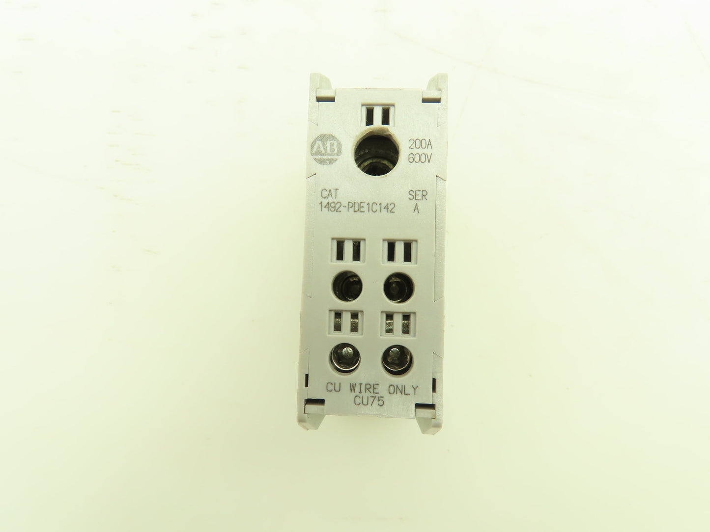 Allen Bradley 1492-PDE1C142 Enclosed Power Distribution Block 200A 600V Ser.A