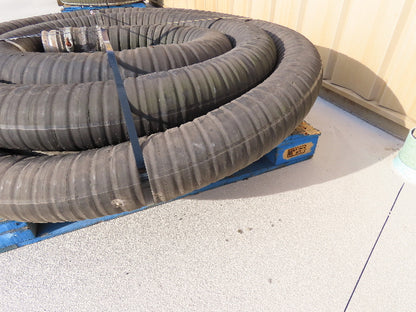 Jason 4470 Dry Bulk Material Suction Hose 5" ID x 47' Gum Rubber 75 PSI