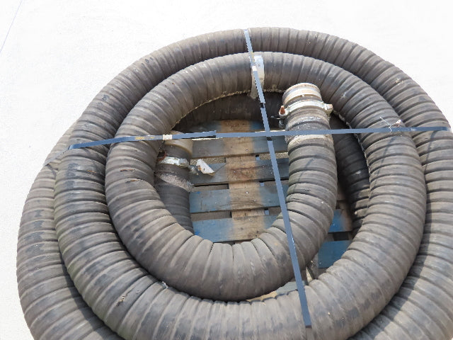 Jason 4470 Dry Bulk Material Suction Hose 5" ID x 47' Gum Rubber 75 PSI