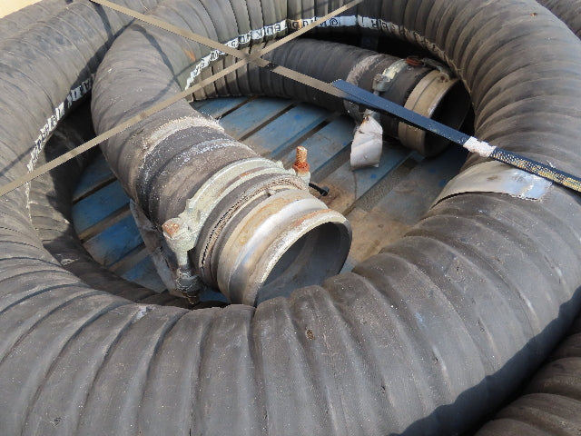 Jason 4470 Dry Bulk Material Suction Hose 5" ID x 47' Gum Rubber 75 PSI