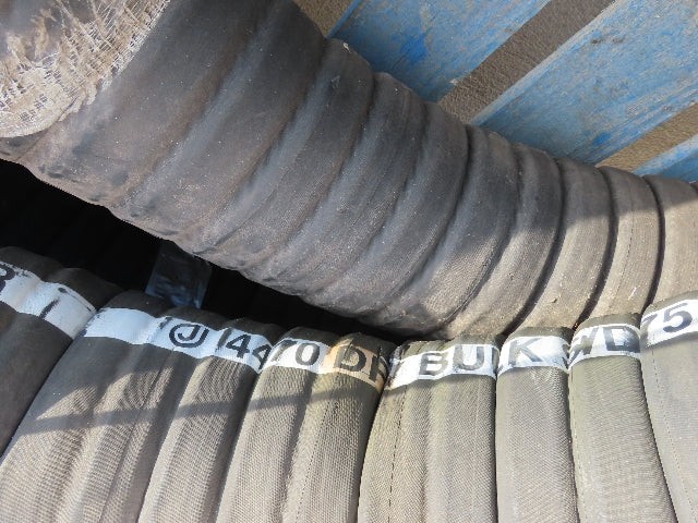 Jason 4470 Dry Bulk Material Suction Hose 5" ID x 47' Gum Rubber 75 PSI