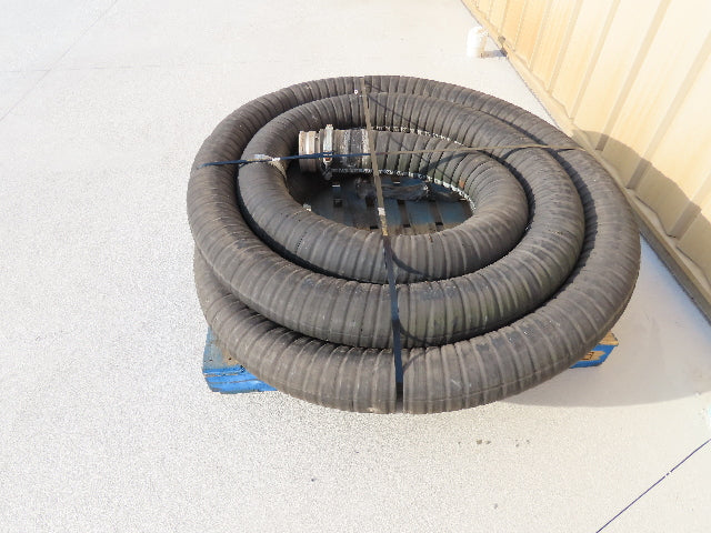 Jason 4470 Dry Bulk Material Suction Hose 5" ID x 47' Gum Rubber 75 PSI