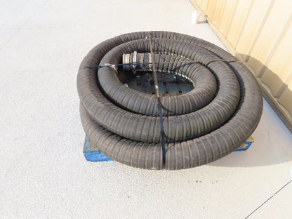 Jason 4470 Dry Bulk Material Suction Hose 5" ID x 47' Gum Rubber 75 PSI