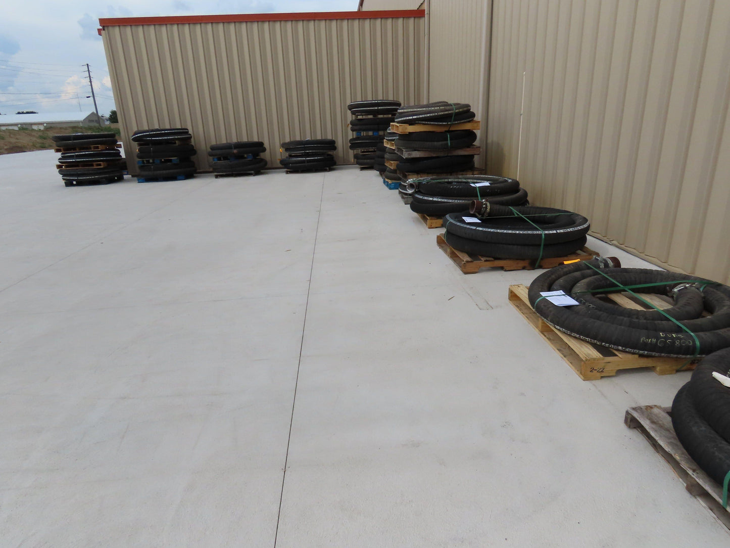 Jason 4470 Dry Bulk Material Suction Hose 4" ID x 28' Gum Rubber 75 PSI