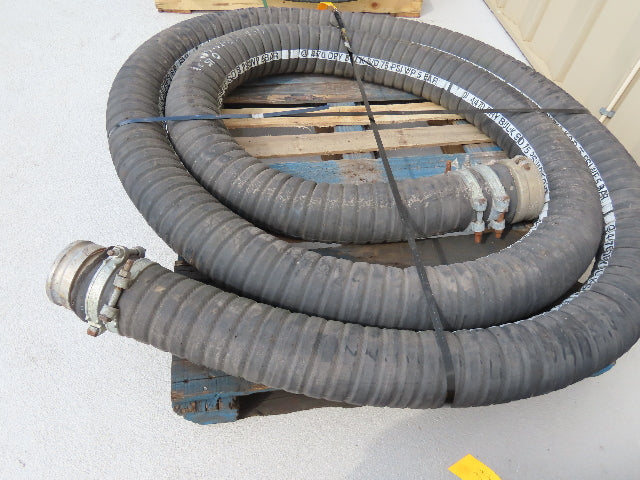 Jason 4470 Dry Bulk Material Suction Hose 5" ID x 25' Gum Rubber 75 PSI