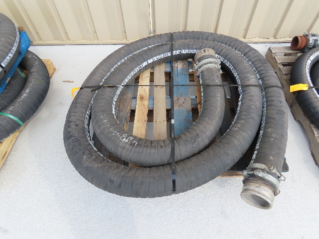 Jason 4470 Dry Bulk Material Suction Hose 5" ID x 25' Gum Rubber 75 PSI