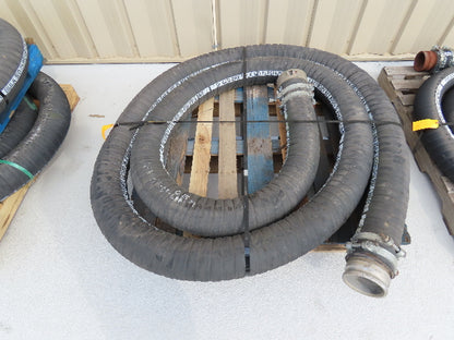 Jason 4470 Dry Bulk Material Suction Hose 5" ID x 25' Gum Rubber 75 PSI