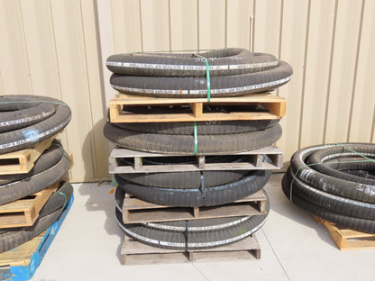 Jason 4470 Dry Bulk Material Suction Hose 4" ID x 50' Gum Rubber 75 PSI