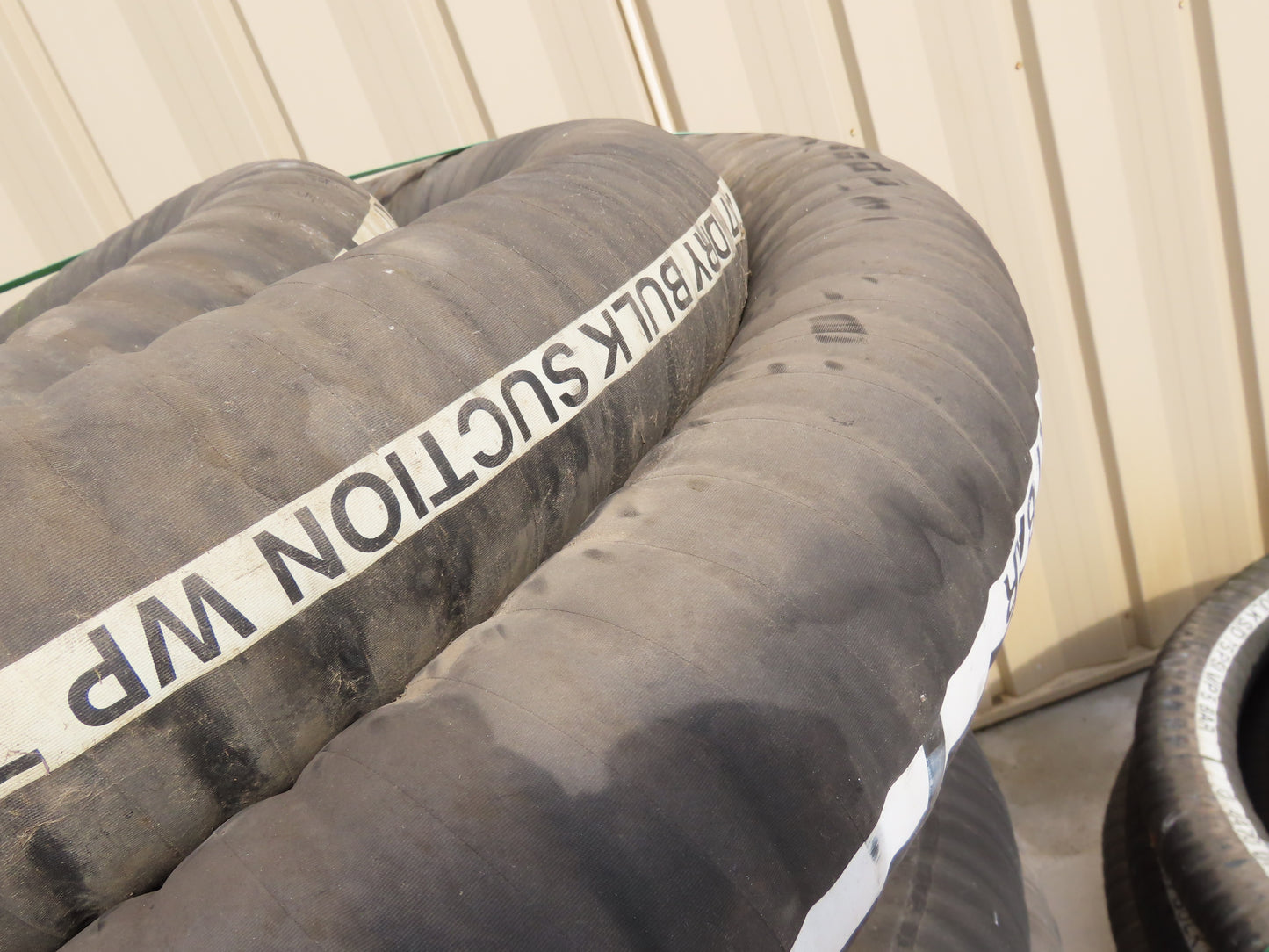 Jason 4470 Dry Bulk Material Suction Hose 4" ID x 50' Gum Rubber 75 PSI