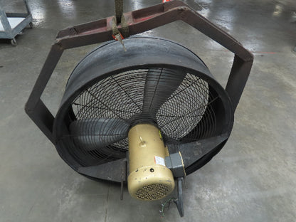 36" Aluminum Propeller Fan Swivel Yoke 2 HP 230/460V 3Ph Baldor Motor 1175 RPM