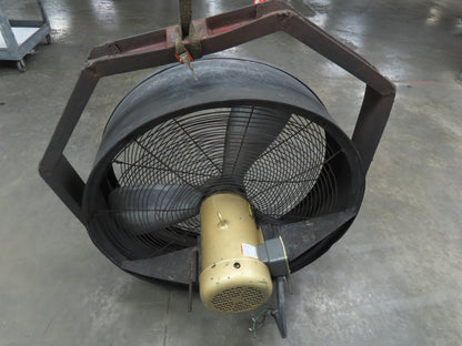 36" Aluminum Propeller Fan Swivel Yoke 2 HP 230/460V 3Ph Baldor Motor 1175 RPM